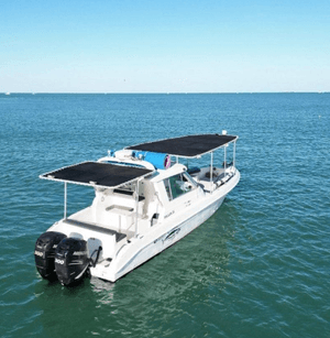 A cruiser to rent marine games and to deliver islands