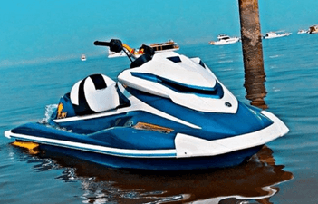 Supercharged jet ski rental service is available