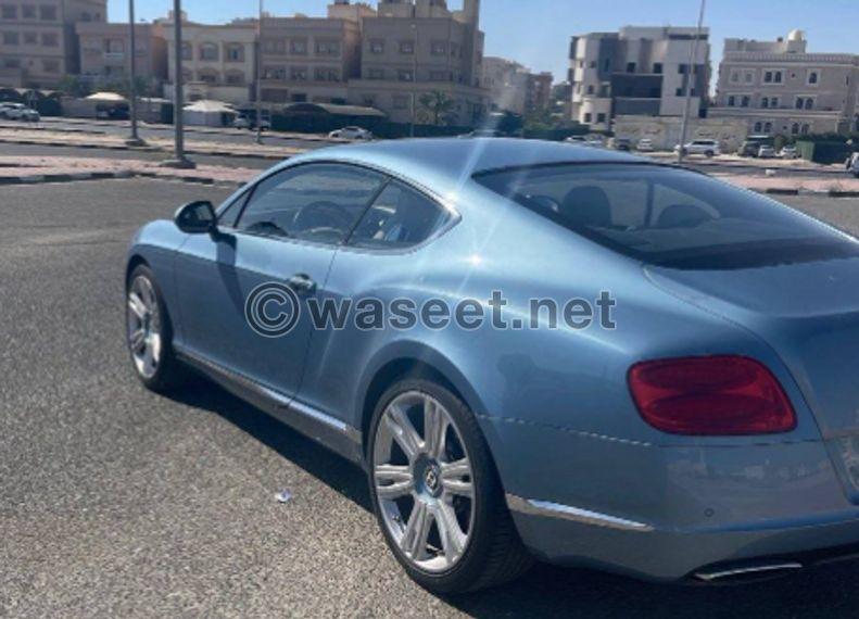 Bentley Continental model 2012 for sale 3