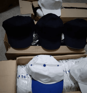 Three color white cap for sale