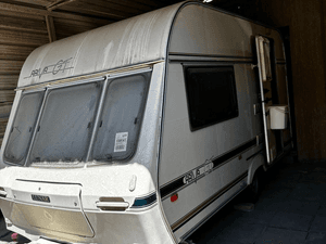 For sale a clean European caravan