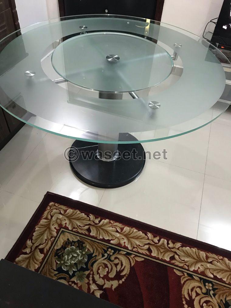 round glass dining table 3