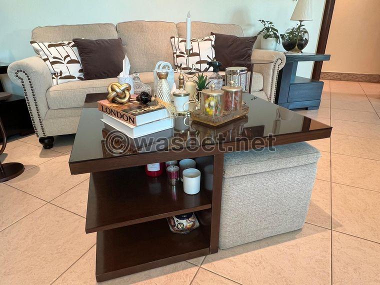 coffee table with buffet  1