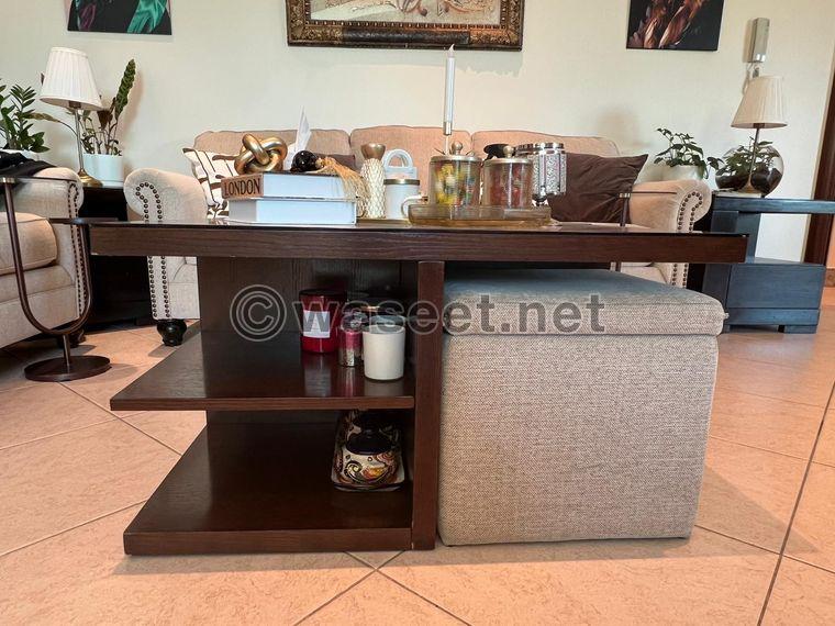 coffee table with buffet  4