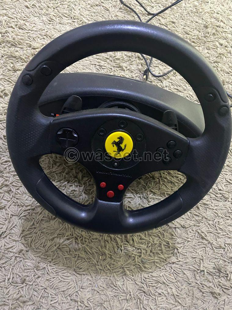 Steering wheel with pedals 0